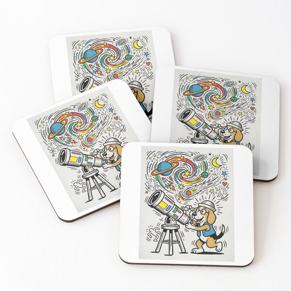 Item preview, Beagle Astronomer - Pop Art Space Design designed and sold by PictoVibe.