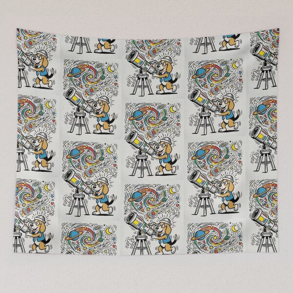 Item preview, Beagle Astronomer - Pop Art Space Design designed and sold by PictoVibe.