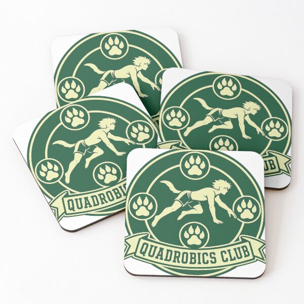 Item preview, Quadrobics Club Retro Paw Print Emblem designed and sold by BoosterShop.