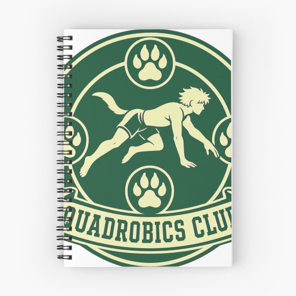 Item preview, Quadrobics Club Retro Paw Print Emblem designed and sold by BoosterShop.