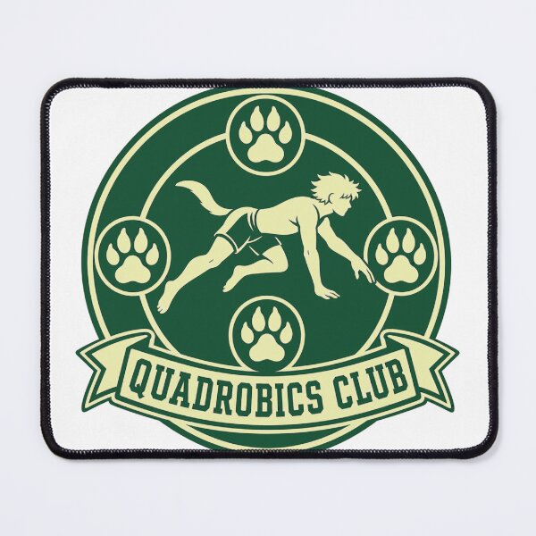 Item preview, Quadrobics Club Retro Paw Print Emblem designed and sold by BoosterShop.