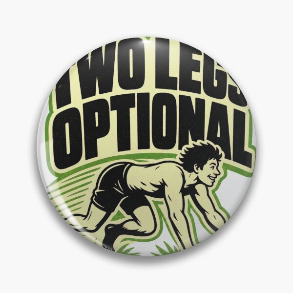 Item preview, Two Legs Optional Quadrobics Bounding Slogan designed and sold by BoosterShop.
