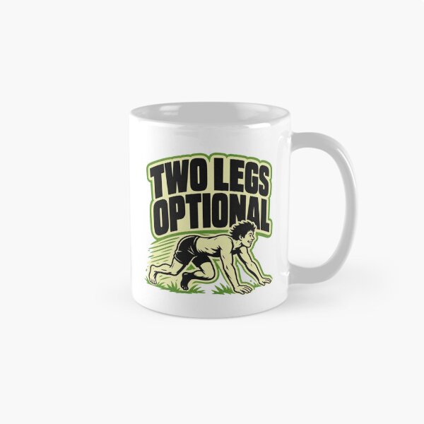 Item preview, Two Legs Optional Quadrobics Bounding Slogan designed and sold by BoosterShop.