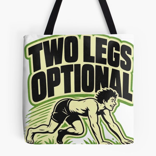 Item preview, Two Legs Optional Quadrobics Bounding Slogan designed and sold by BoosterShop.
