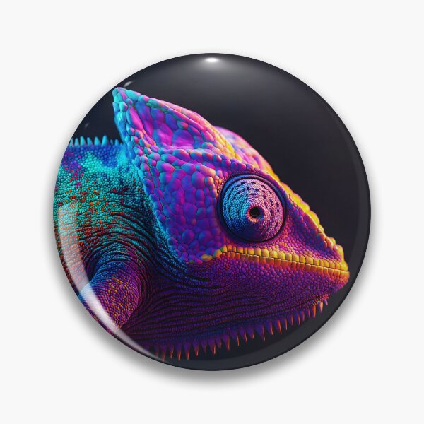 Item preview, 3d Render Of Colorful Chameleon, Deep Purple designed and sold by Checho30.