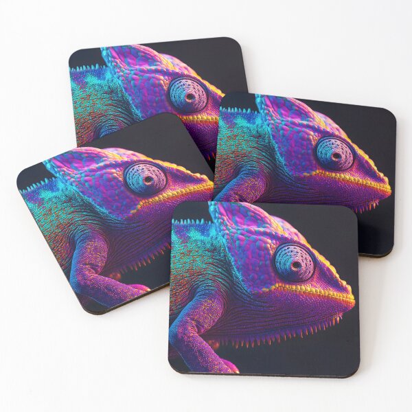 Item preview, 3d Render Of Colorful Chameleon, Deep Purple designed and sold by Checho30.