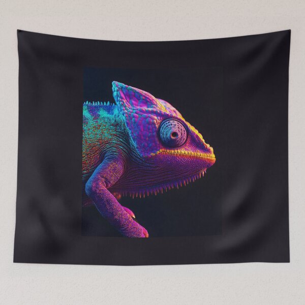 Item preview, 3d Render Of Colorful Chameleon, Deep Purple designed and sold by Checho30.
