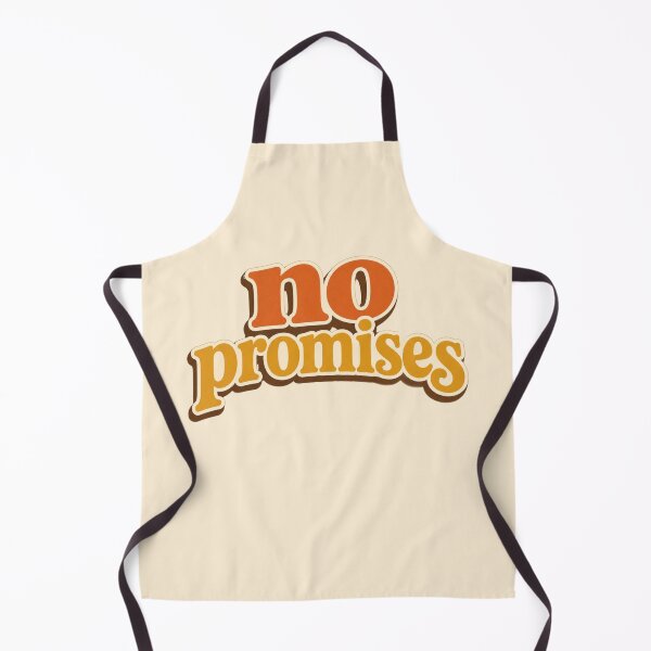Item preview, No Promises Funny Retro Typography Quote designed and sold by Nol1ytv.