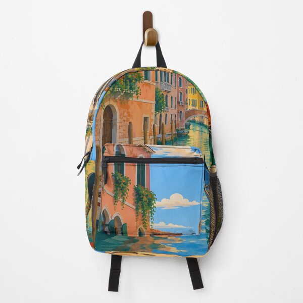 Item preview, Venice Canal Gondola – Colorful Italian Cityscape Travel Art designed and sold by GutyzDesignsES.