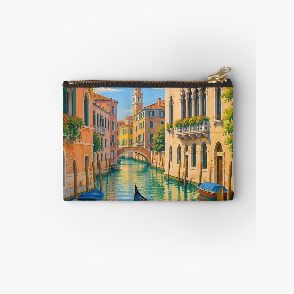 Item preview, Venice Canal Gondola – Colorful Italian Cityscape Travel Art designed and sold by GutyzDesignsES.