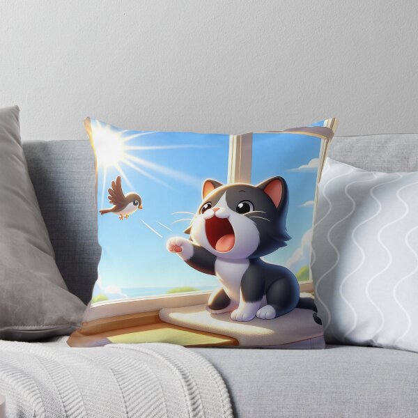 Item preview, Kitten talking with a bird designed and sold by JALNERVION SHOP.