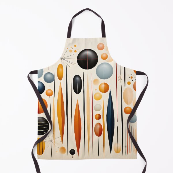 Item preview, Mid Century Modern Geometric Abstract Art Print – Atomic Retro Shapes designed and sold by GutyzDesignsES.