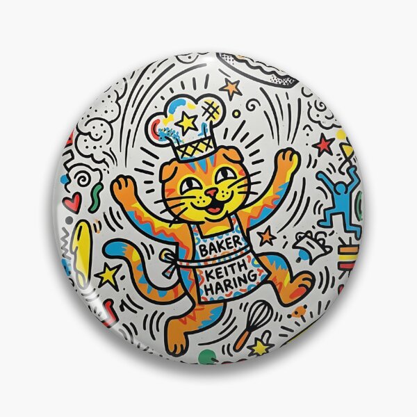 Item preview, Scottish Fold Baker - Pop Art Cat Design designed and sold by PictoVibe.