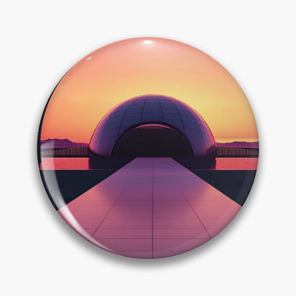 Item preview, 3d Render Of Retro City Dome, Warm designed and sold by Checho30.