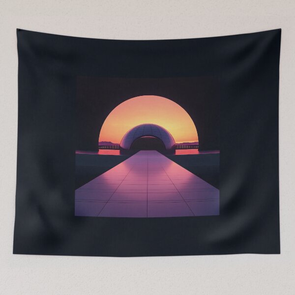 Item preview, 3d Render Of Retro City Dome, Warm designed and sold by Checho30.