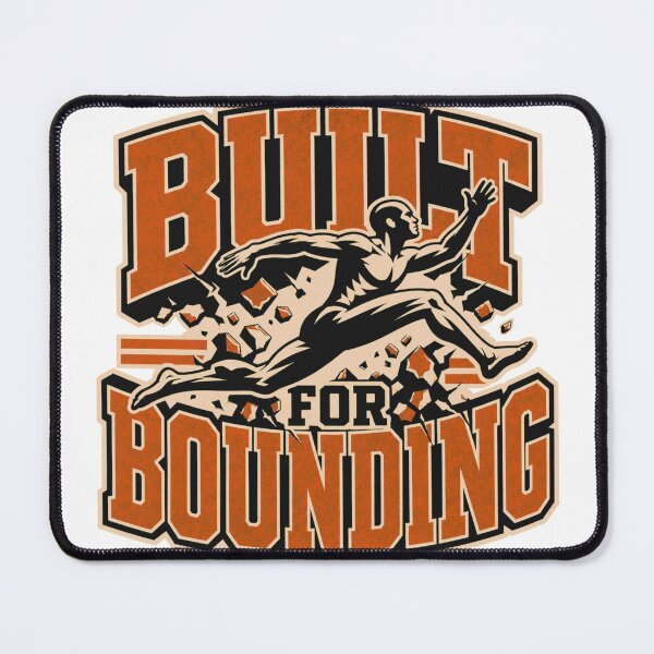 Item preview, Built For Bounding Retro Athletic Lettering designed and sold by BoosterShop.