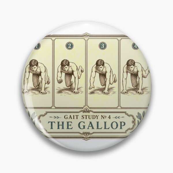 Item preview, Gait Study No 4 The Gallop Vintage Plate designed and sold by BoosterShop.