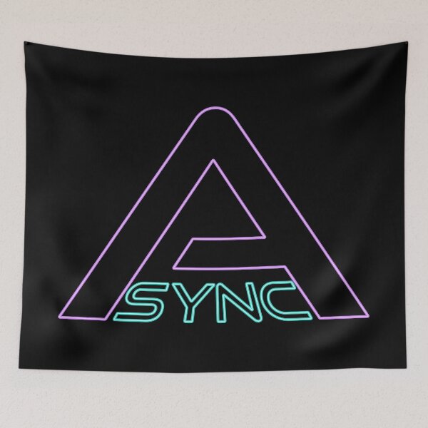 Item preview, Backrooms Async Neon Logo designed and sold by Power Up Prints.