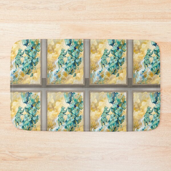 Item preview, Bengal Cat Rock Climber - Abstract Adventure Art designed and sold by PictoVibe.