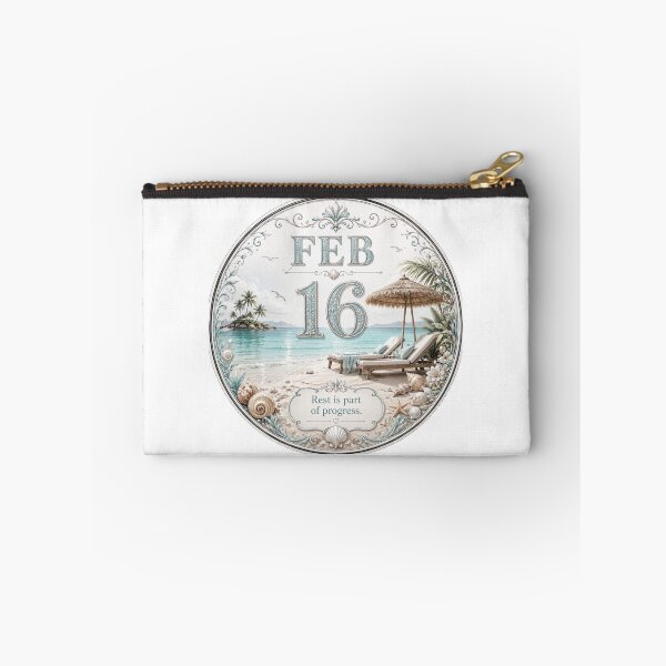 Item preview, February 16 Tropical Beach Birthday Design designed and sold by LunaMoments.