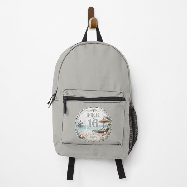 Item preview, February 16 Tropical Beach Birthday Design designed and sold by LunaMoments.
