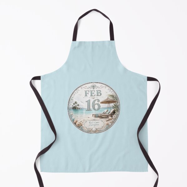 Item preview, February 16 Tropical Beach Birthday Design designed and sold by LunaMoments.