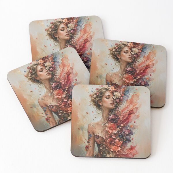 Item preview, Floral woman designed and sold by KingsArtworx 2.