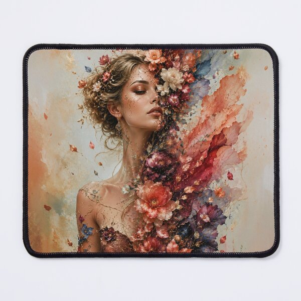 Item preview, Floral woman designed and sold by Azpyring.