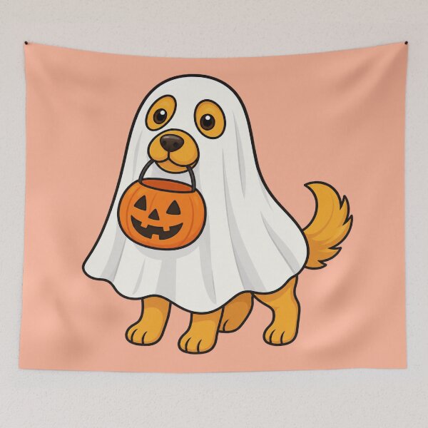 Item preview, Halloween dog asking for candy designed and sold by JarquinDD.