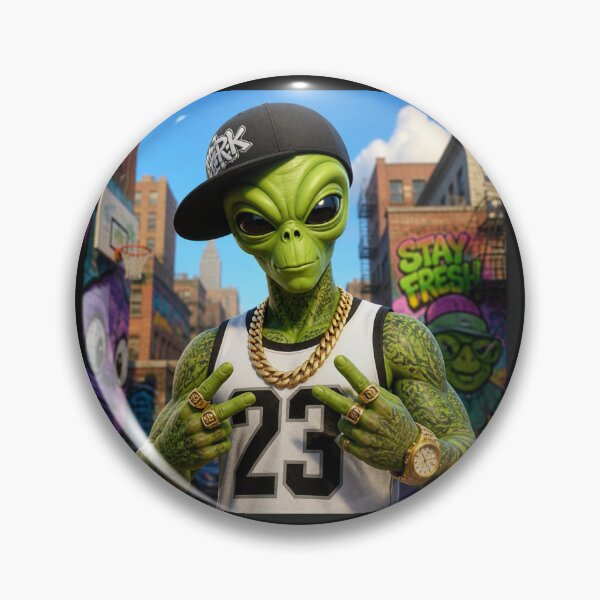 Item preview, Streetwear Alien 23 Urban Style Cartoon designed and sold by MargaretPolanco.