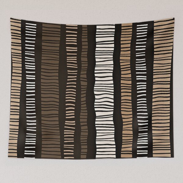 Item preview, Tropical Abstract Modern Line Designs Pattern In Earthtones designed and sold by DEC02.