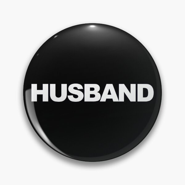 Item preview, HUSBAND — White Minimal Bold Type Statement designed and sold by WORDPAUSE.