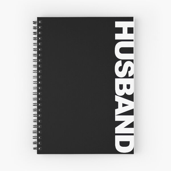 Item preview, HUSBAND — White Minimal Bold Type Statement designed and sold by WORDPAUSE.