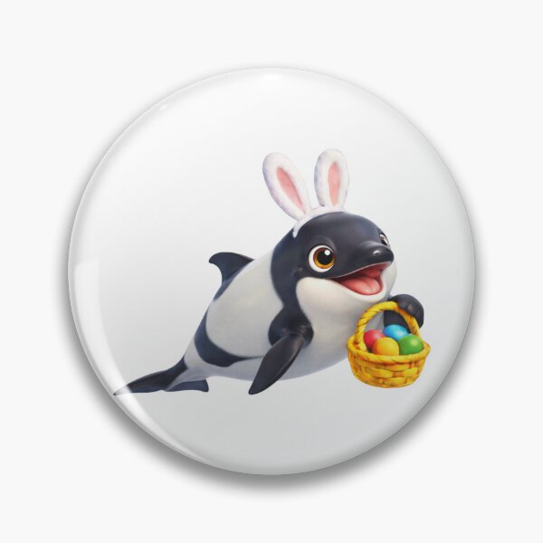 Item preview, Commerson’s Dolphin Easter Bunny designed and sold by Sillytoe.