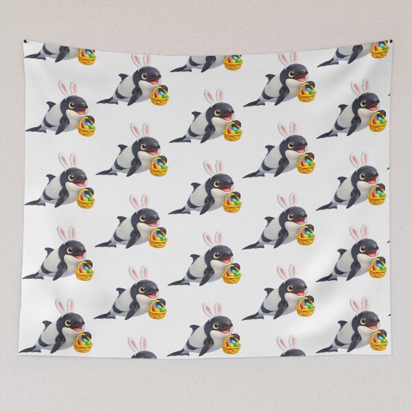 Item preview, Commerson’s Dolphin Easter Bunny designed and sold by Sillytoe.