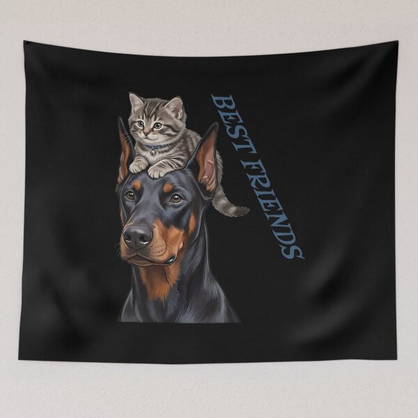 Item preview, Dog and kitten designed and sold by ReneMM.