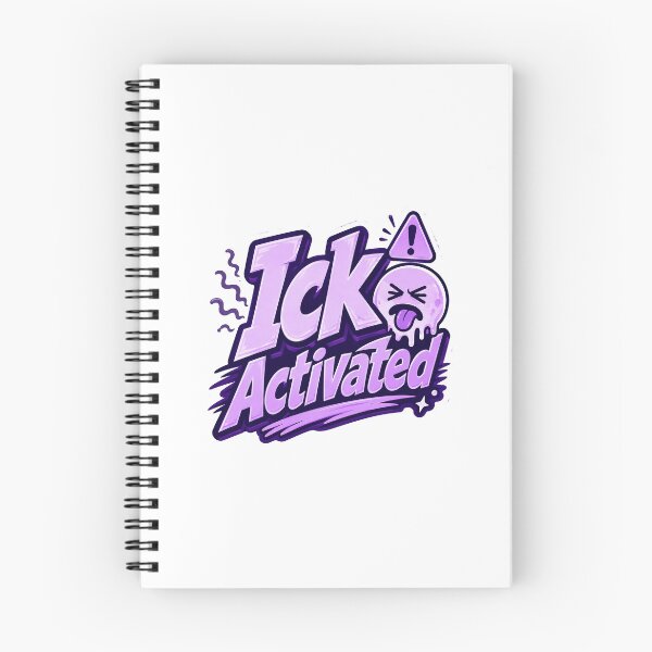Item preview, Ick Activated Sticker designed and sold by RedRubyBubble.