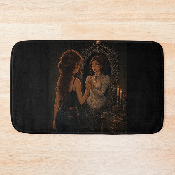 Item preview, Supernatural Huntress - Haunted Victorian Mirror designed and sold by litleelseart.