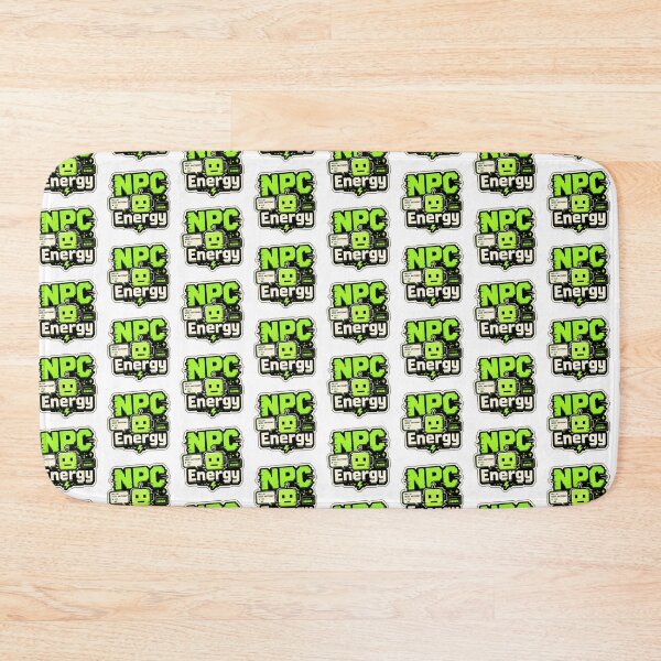Item preview, NPC Energy Sticker designed and sold by RedRubyBubble.