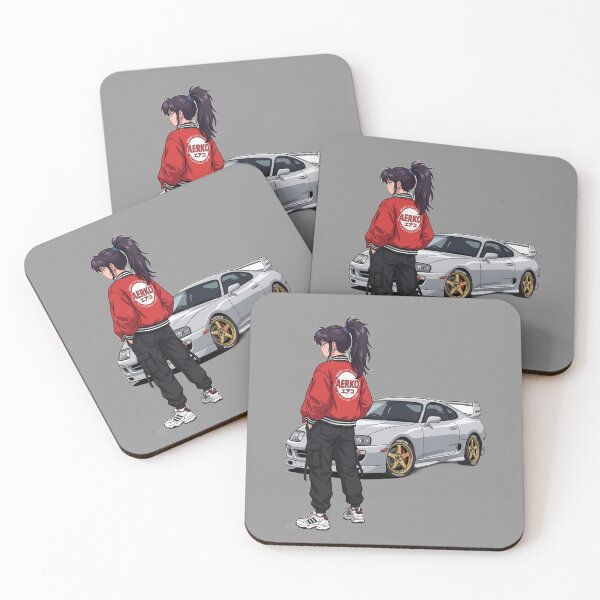 Item preview, Anime Girl JDM Car Art designed and sold by Pixel-Perfecto.