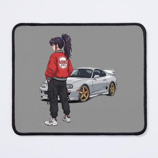 Item preview, Anime Girl JDM Car Art designed and sold by Pixel-Perfecto.