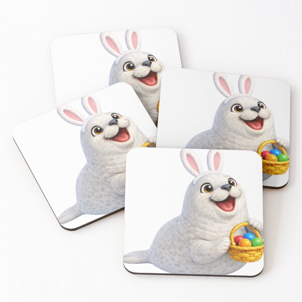 Item preview, Crabeater Seal Easter Bunny designed and sold by Sillytoe.
