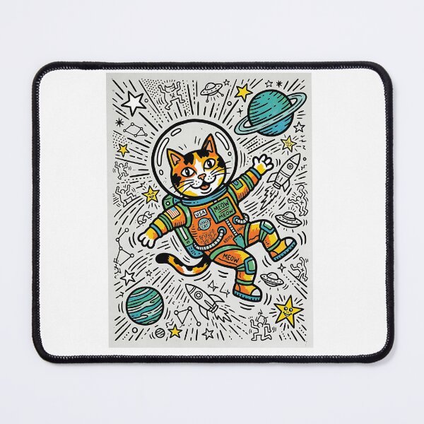 Item preview, Calico Cat Astronaut - Pop Art Space Design designed and sold by PictoVibe.