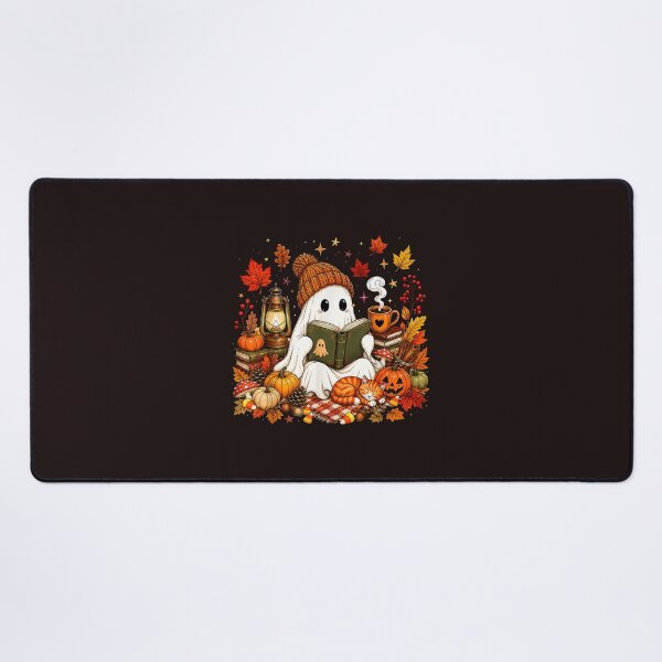 Item preview, Cute Ghost Reading Book Fall Autumn Cozy Halloween designed and sold by mari-kayden.