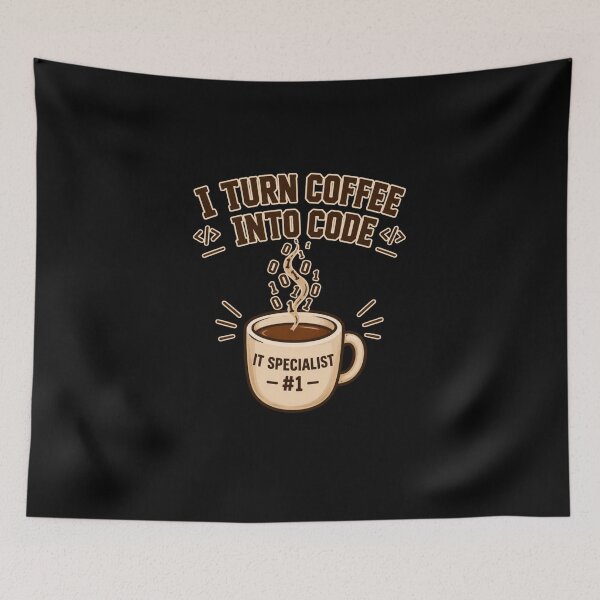 Item preview, I turn coffee into code designed and sold by Konvero.