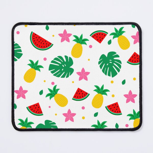 Item preview, Summer Colorful Fruit, Palm Leaves, And Flowers Pattern designed and sold by DEC02.