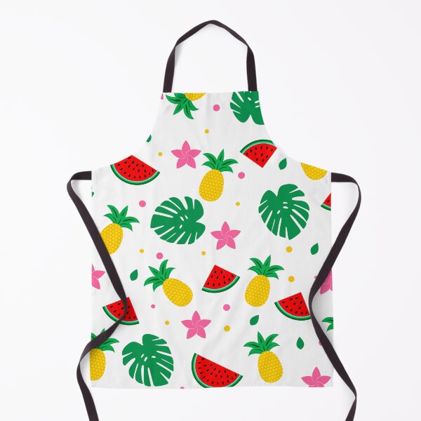 Item preview, Summer Colorful Fruit, Palm Leaves, And Flowers Pattern designed and sold by DEC02.