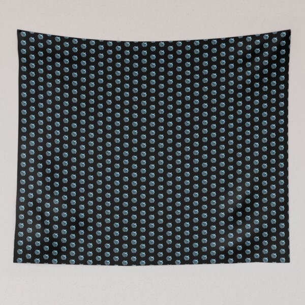 Item preview, Sky Blue Tribal Dolphin Wave Design designed and sold by pattern-archive.