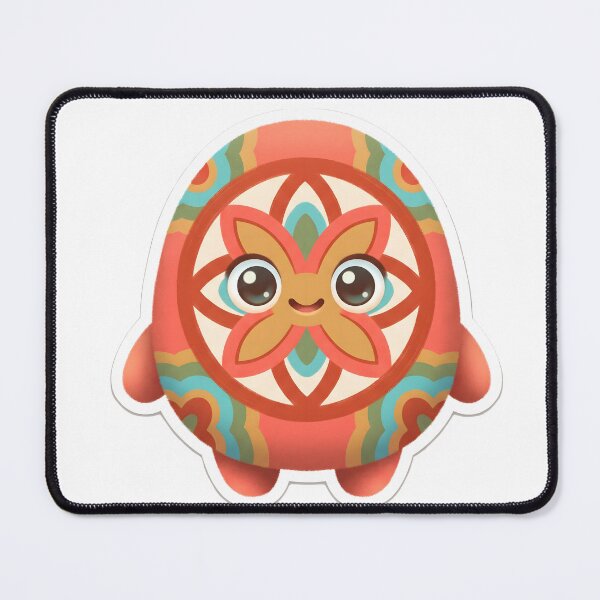 Item preview, Korean Traditional Lattice-window (moonsal) Mascot — Marker-style Digital Illustration designed and sold by radou88.
