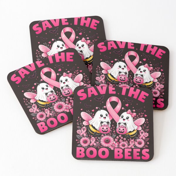 Item preview, Save The Boo Bees Breast Cancer Awareness Halloween Pink Ribbon designed and sold by mari-kayden.